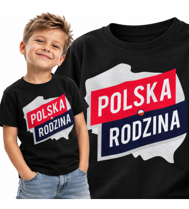 Koszulka dziecięca Polska Rodzina